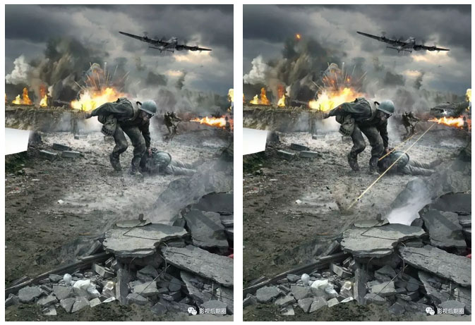 photoshop制作惊险的战争题材电影海报